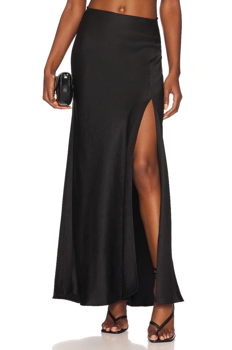 Bec + Bridge Camille Maxi Skirt Cut Out Satin Party Formal Evening Cocktail 4